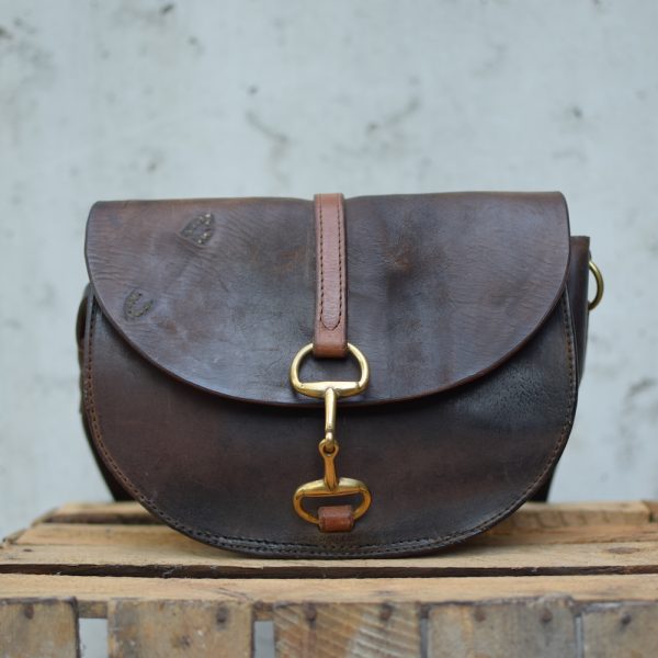 Repurpose-Handtasche rund „Bit“