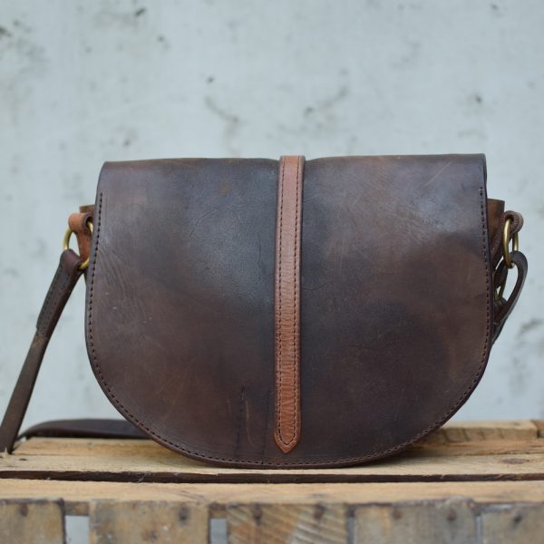 Repurpose-Handtasche rund „Bit“
